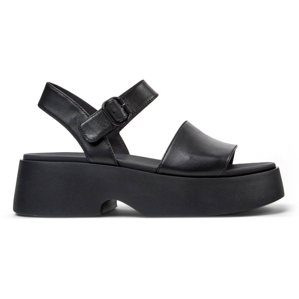 Sandales Tasha Cuir noir 1, CAMPER