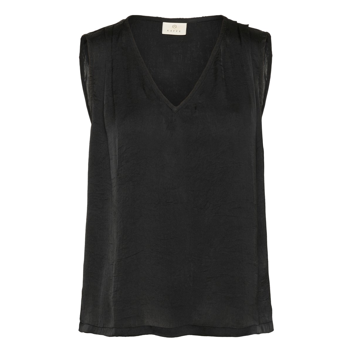 Blouse with long sleeve noir black, KAFFE