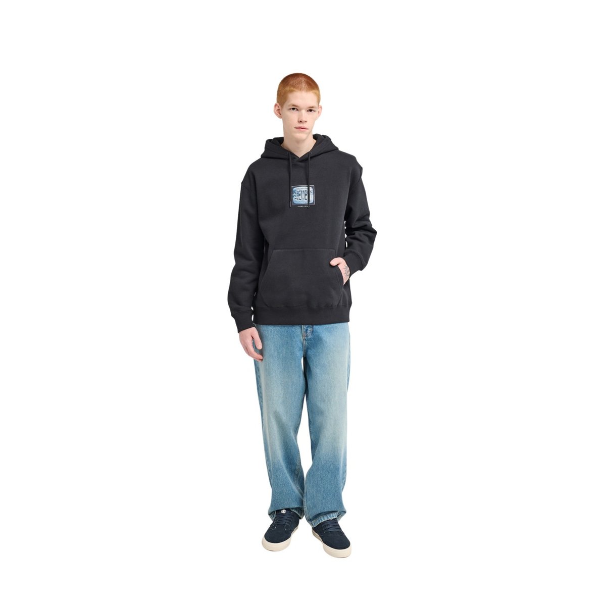 Sweat capuche DIGIT noir flint black, ELEMENT