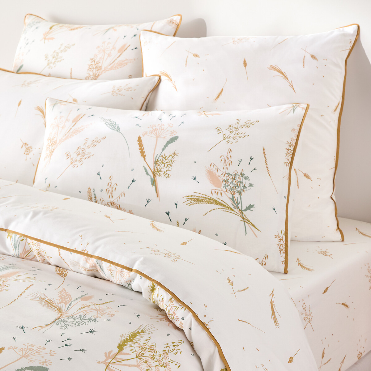 Funda de almohada de algodón puro, Graminée estampado, LA REDOUTE INTERIEURS