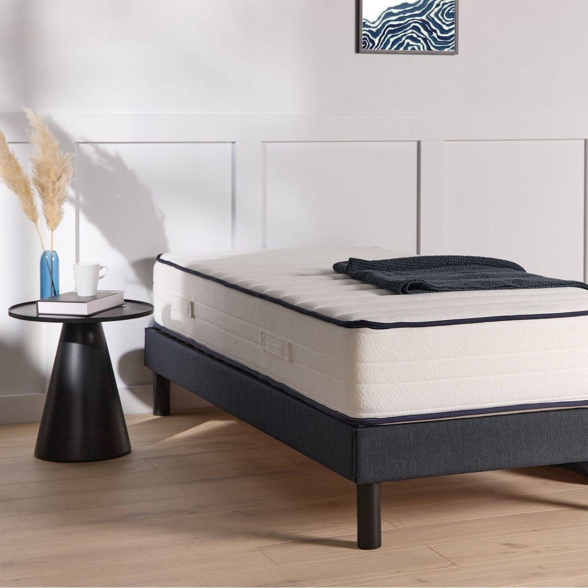 Matelas mousse 23 cm - MALO blanc, CAMIF