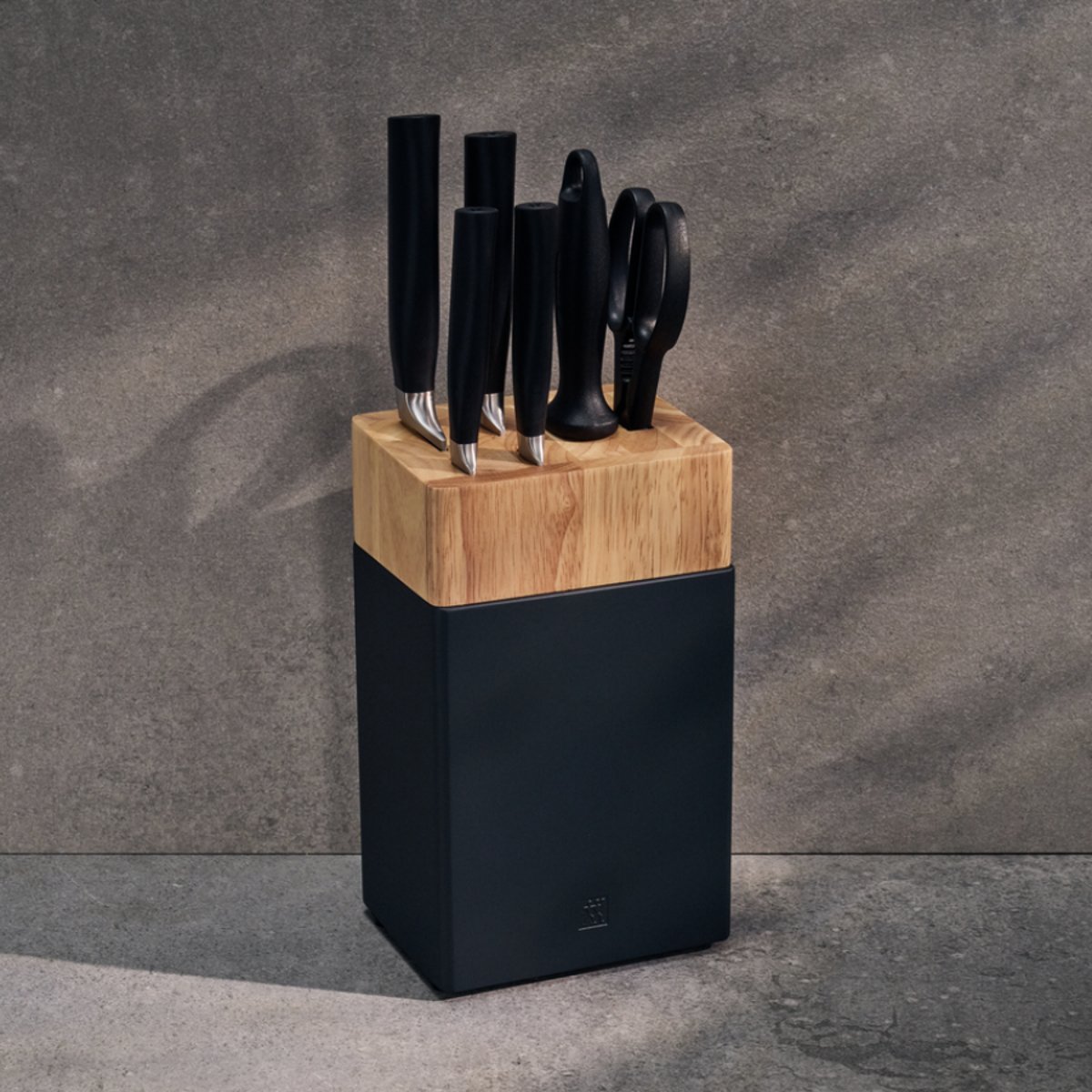 ZWILLING CRAVE Bloc de couteaux 7 pièces, fusil et ciseaux, acier inoxydable no-color, ZWILLING