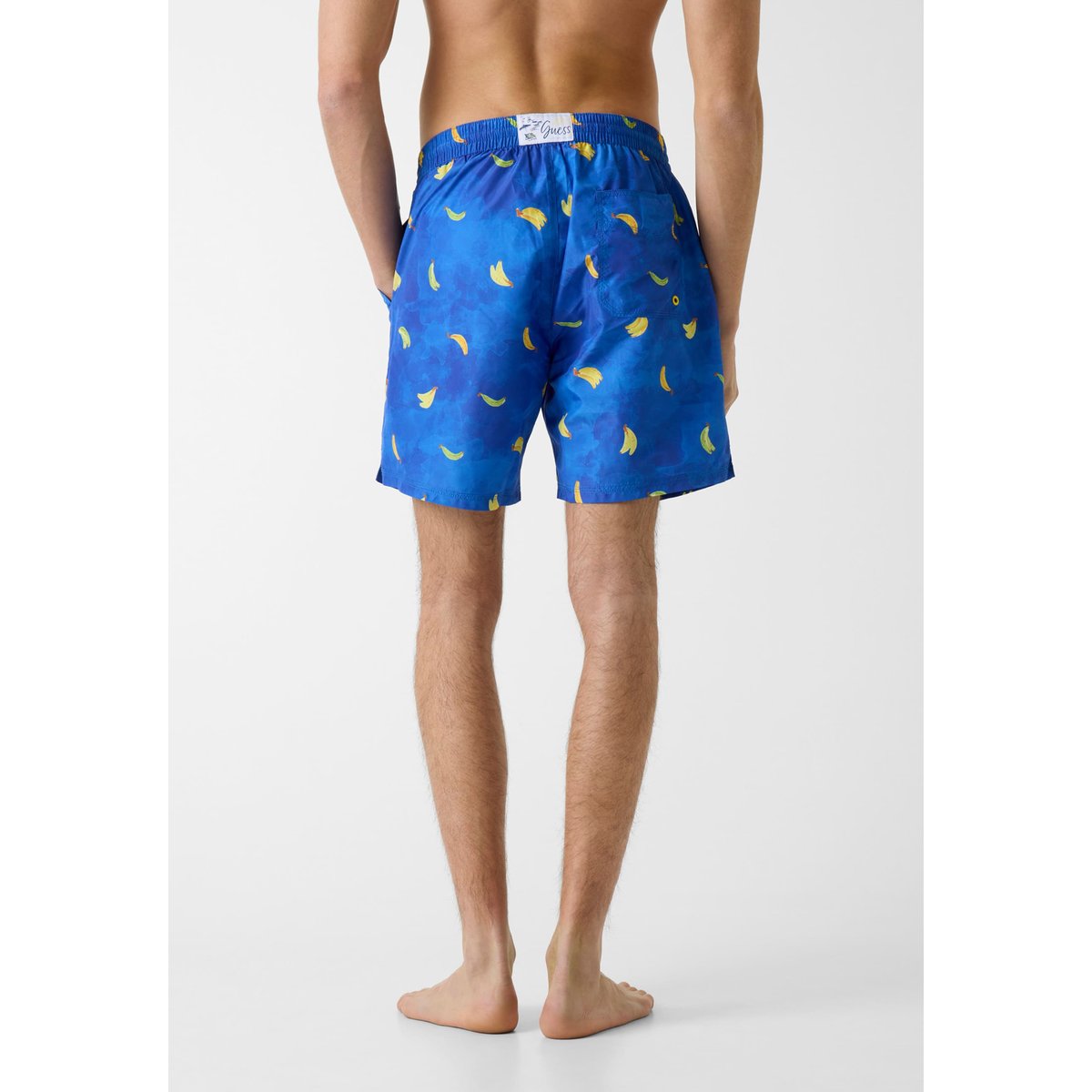 Shorts De Bain Imprimés bleu, GUESS