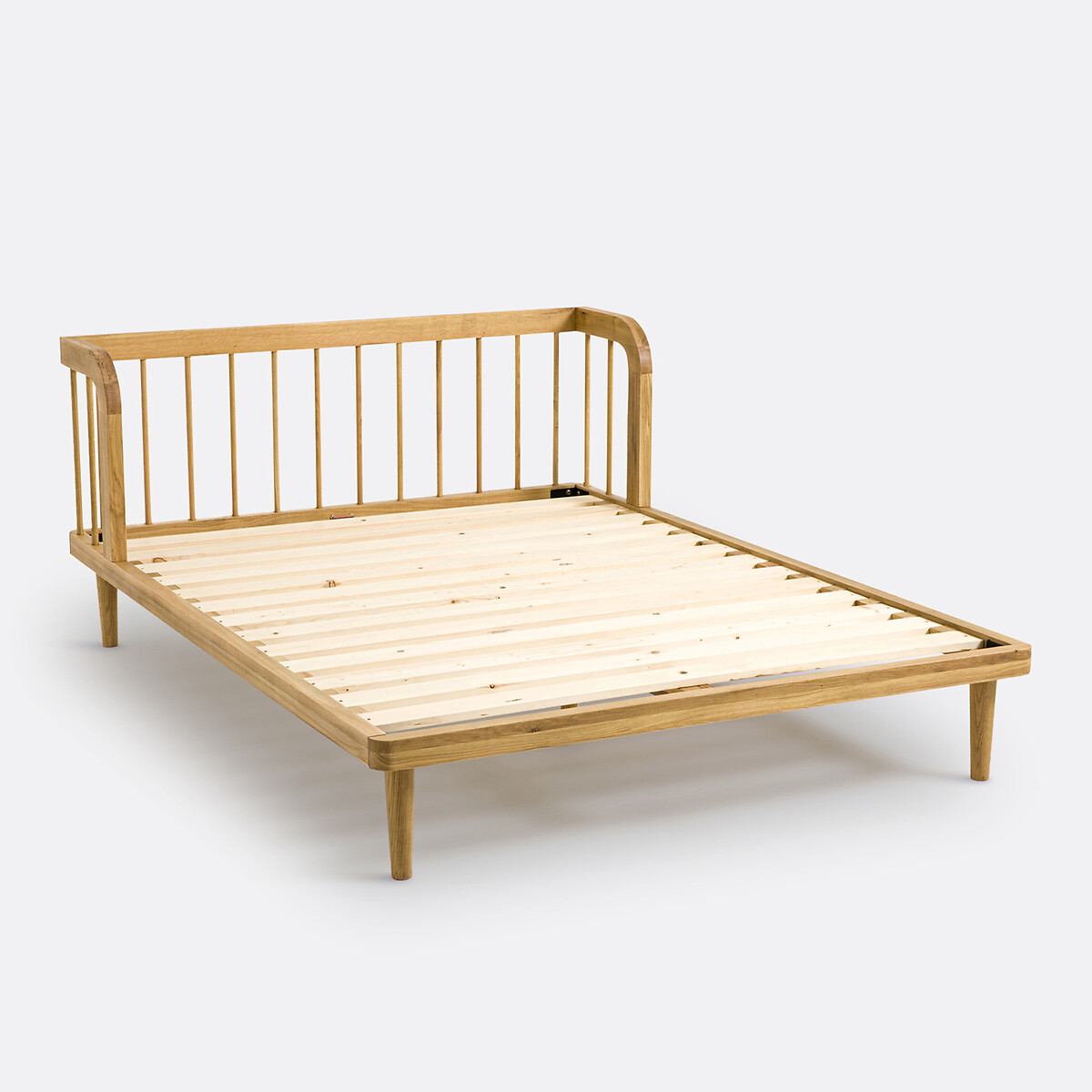 Matea Solid Oak Bed with Bed Base oak, LA REDOUTE INTERIEURS