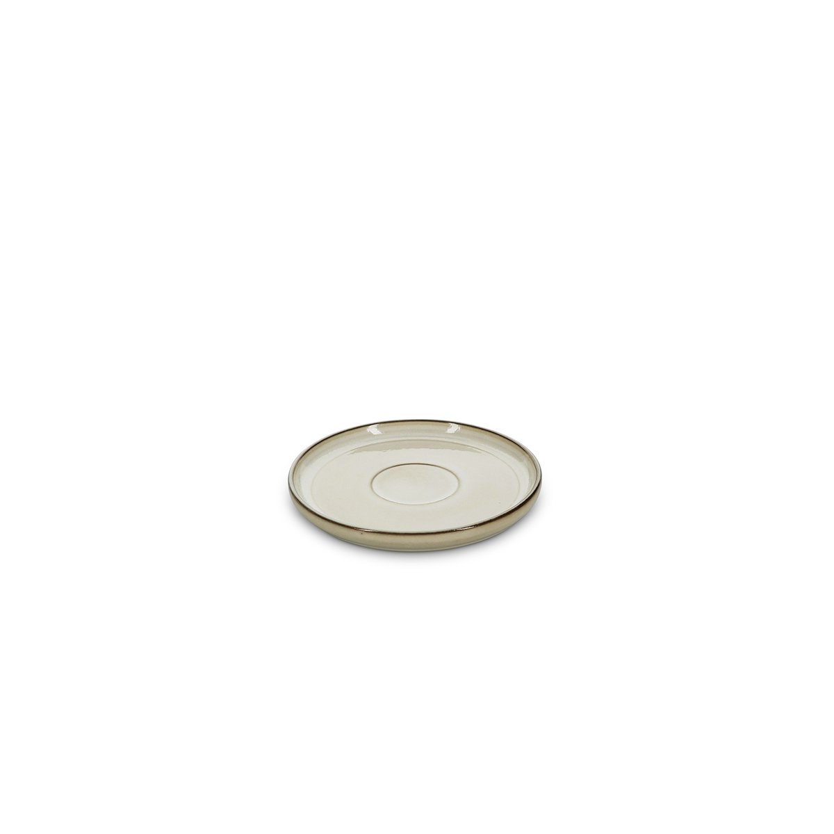 Lot de 4 soucoupes MERIDIAN beige, SALT & PEPPER