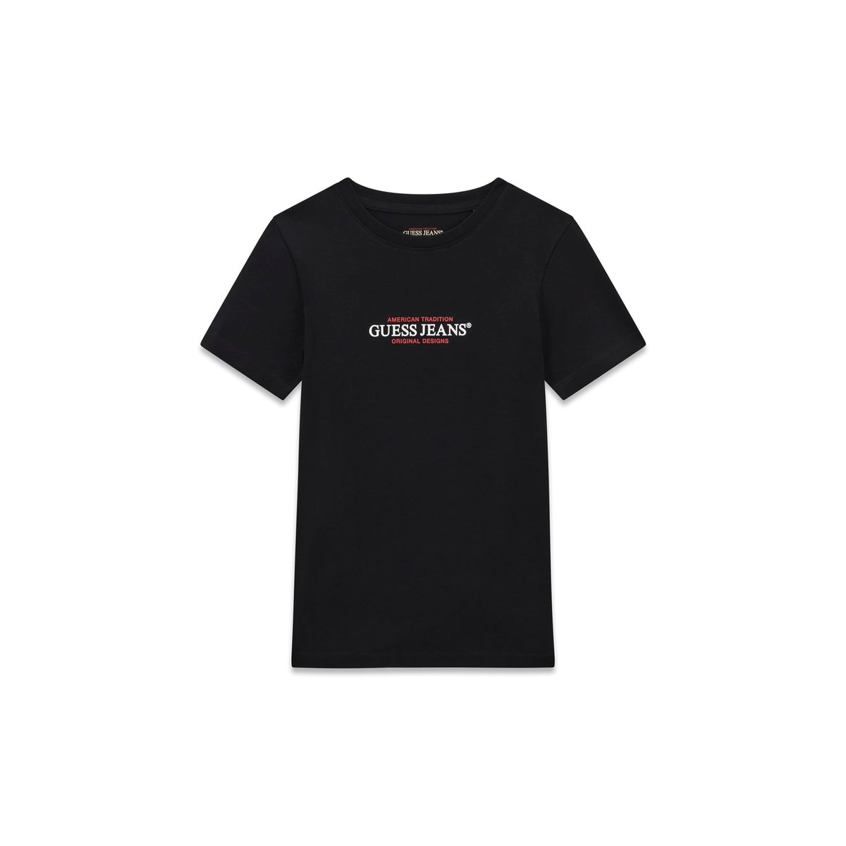 T-Shirt Slim American Tradition noir, GUESS JEANS