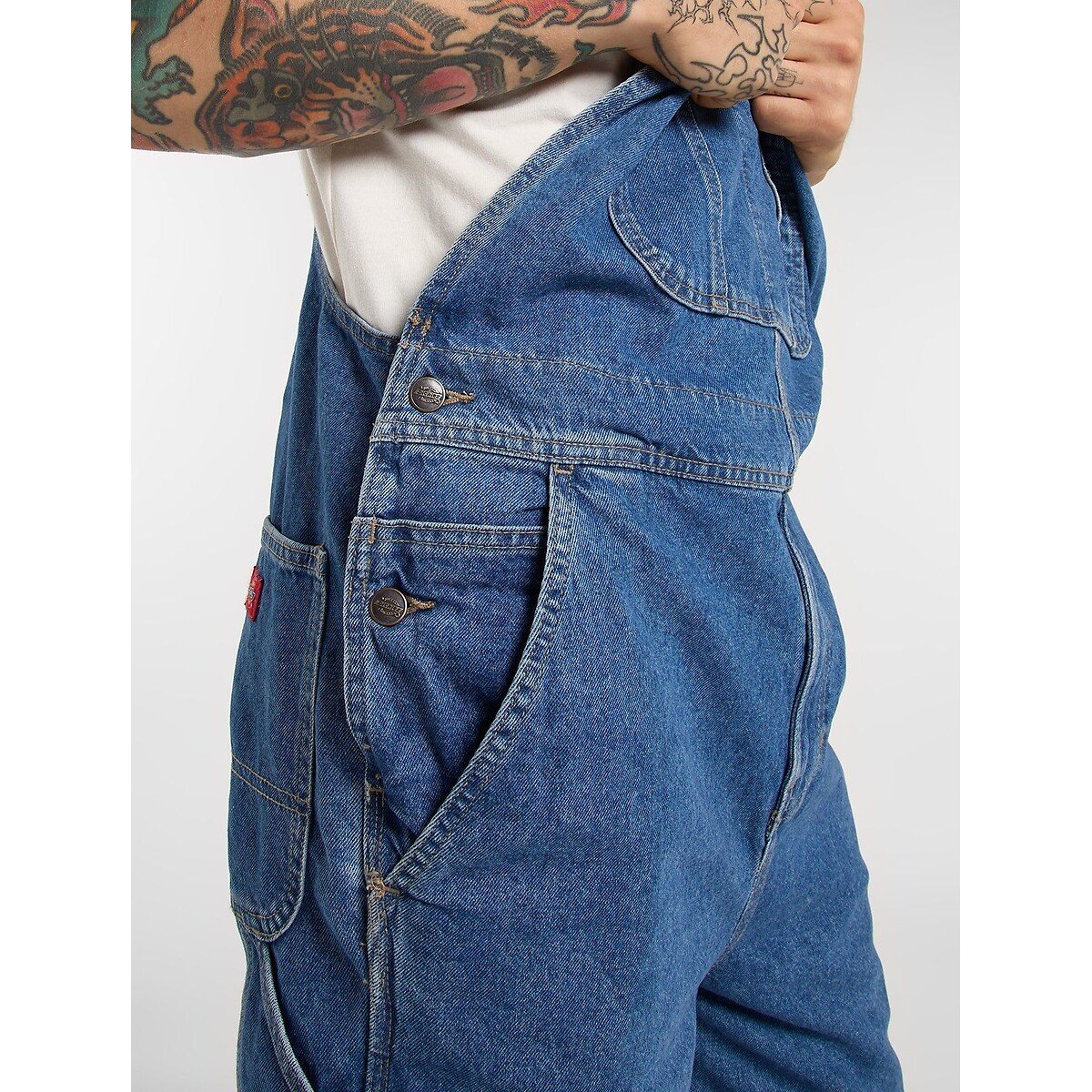 Salopette en denim, Bib bleu denim, DICKIES