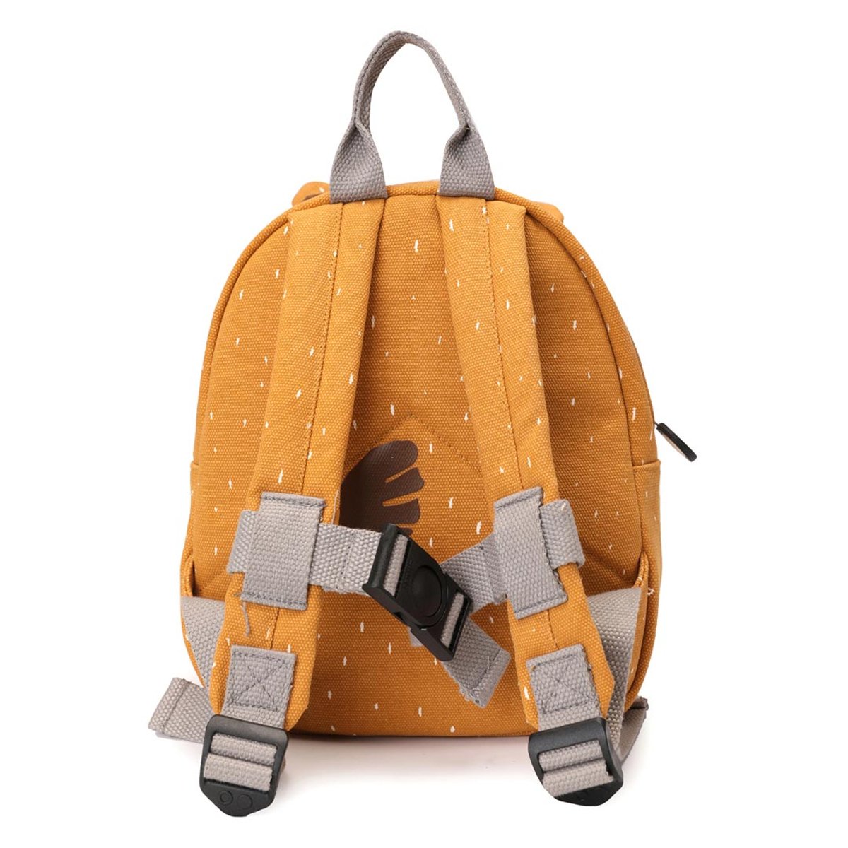 Sac à dos bébé jaune, marron, blanc, TRIXIE