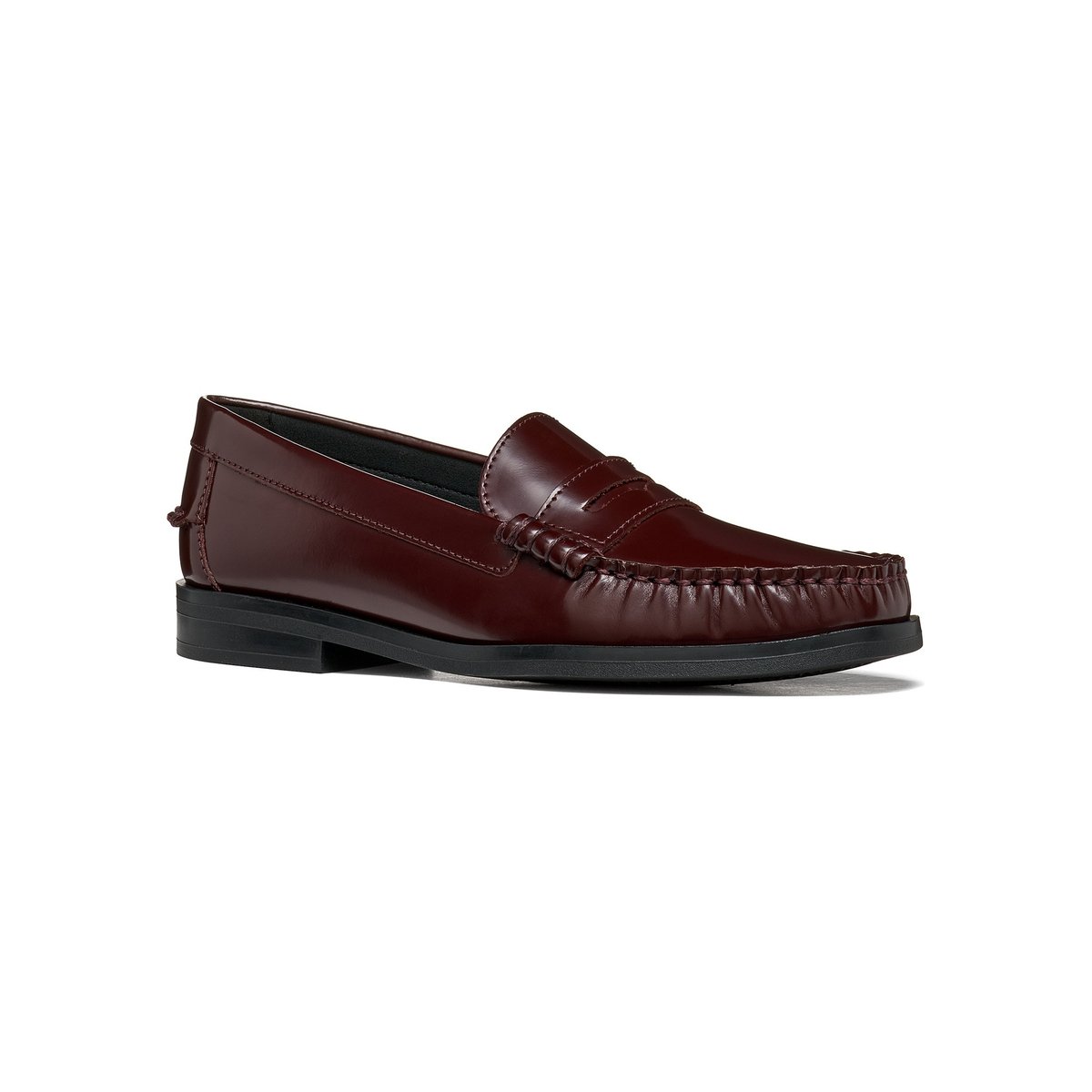 Mocassins en cuir, NOEMEN bordeaux, GEOX