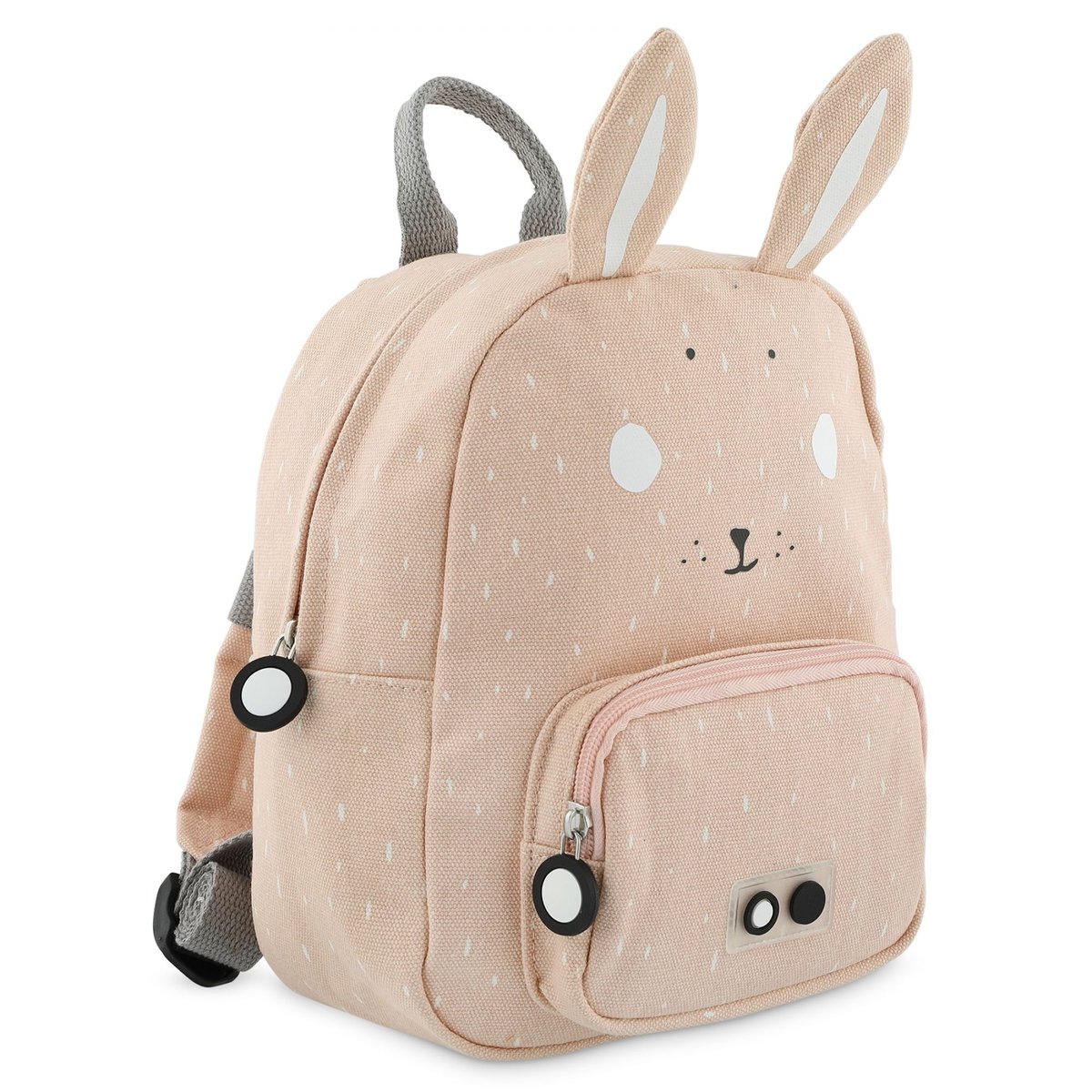 Sac à dos bébé Mrs. RABBIT rose, blanc, noir, TRIXIE