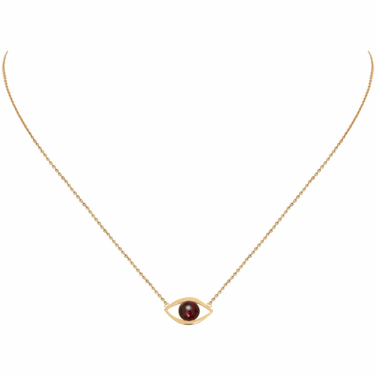 Collier eros petit modele grenat rouge, CAROLINE NAJMAN