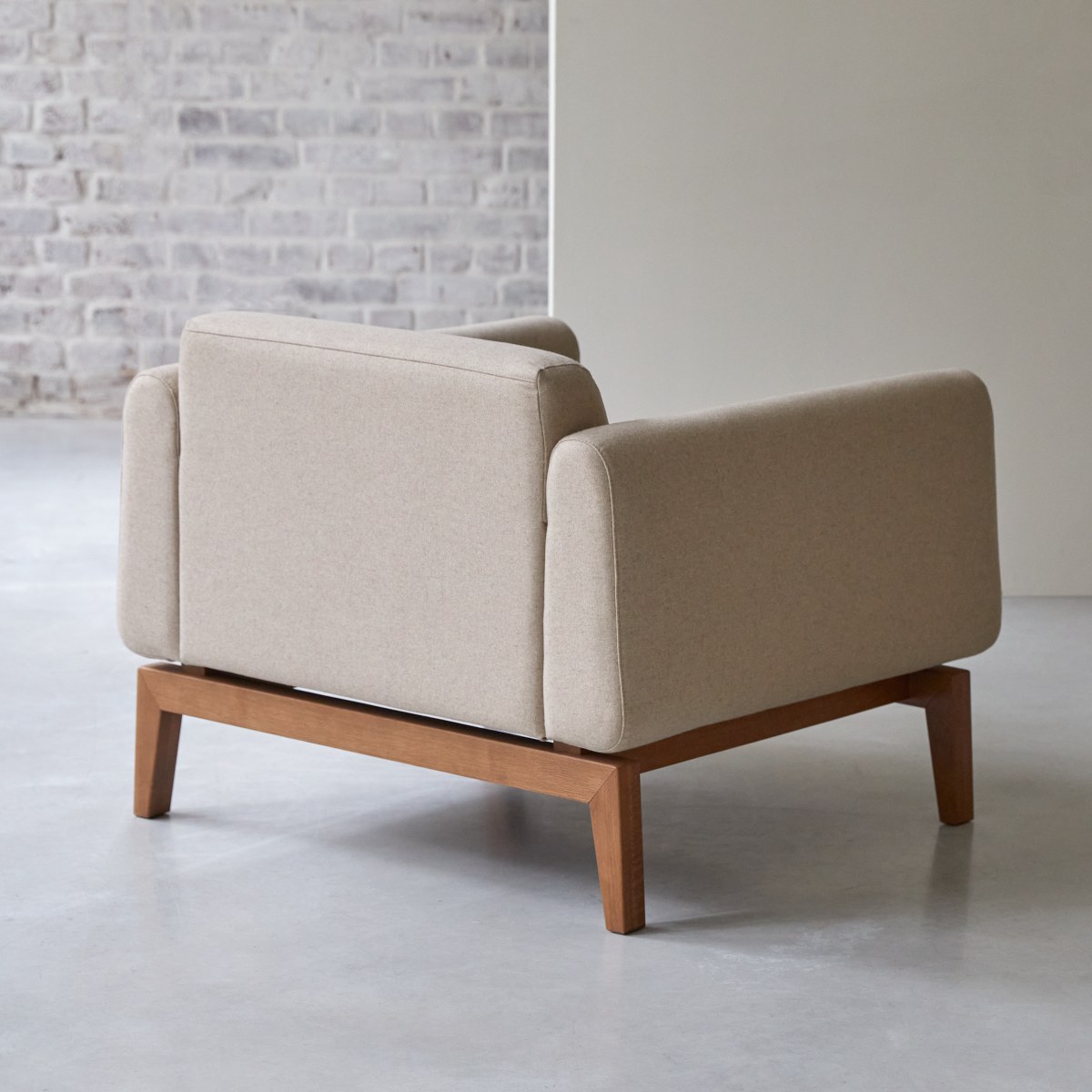Fauteuil en Tissu, BJORN beige, TIKAMOON