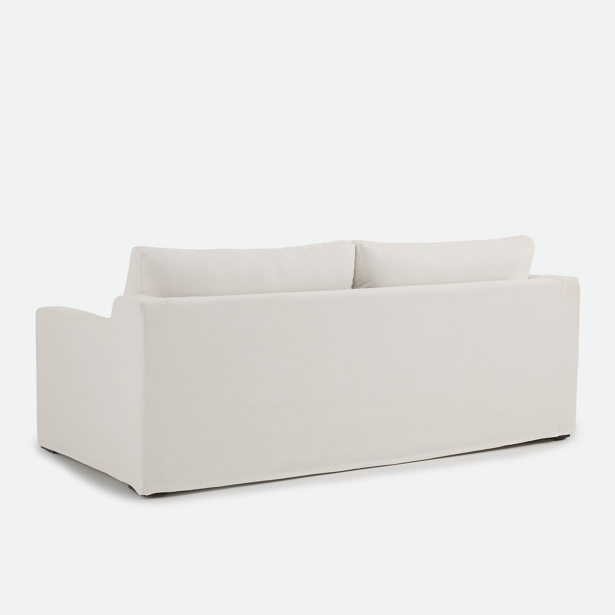 Canapé convertible déhoussable, 2, 3 ou 4 places, en coton et lin, LINETTO ecru, LA REDOUTE INTERIEURS