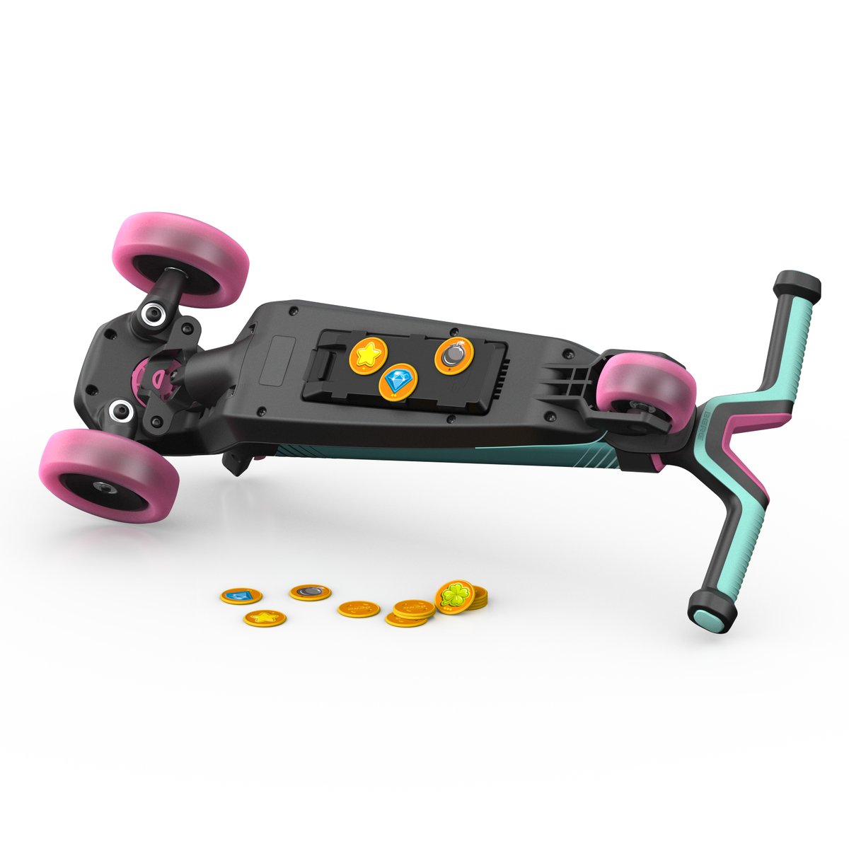 Jeu magnétique pour trottinette Nexo noir, BERG TOYS