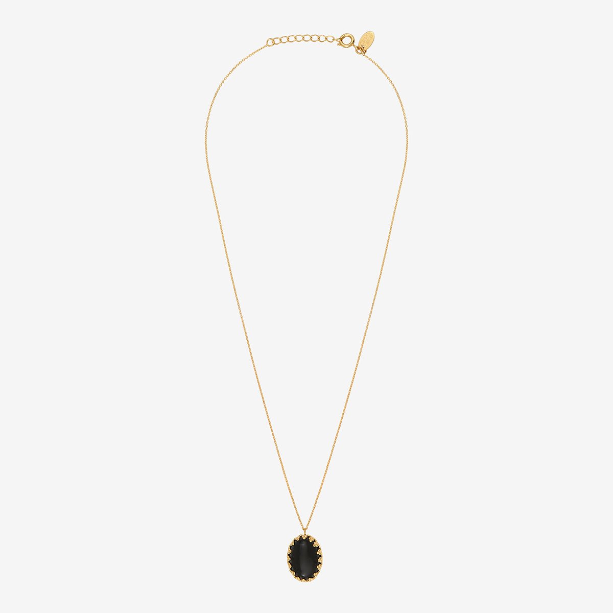 Collier doré onyx petit modele - dubarry onyx noir, CAROLINE NAJMAN