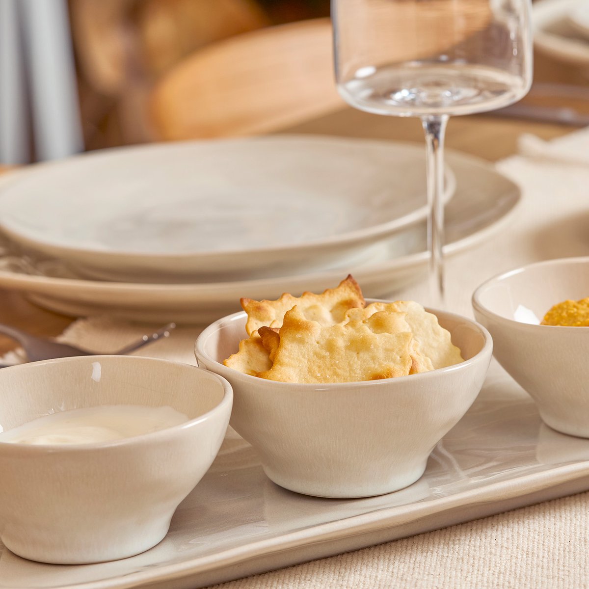 Lot de 4 bols ROCCA beige, SALT & PEPPER