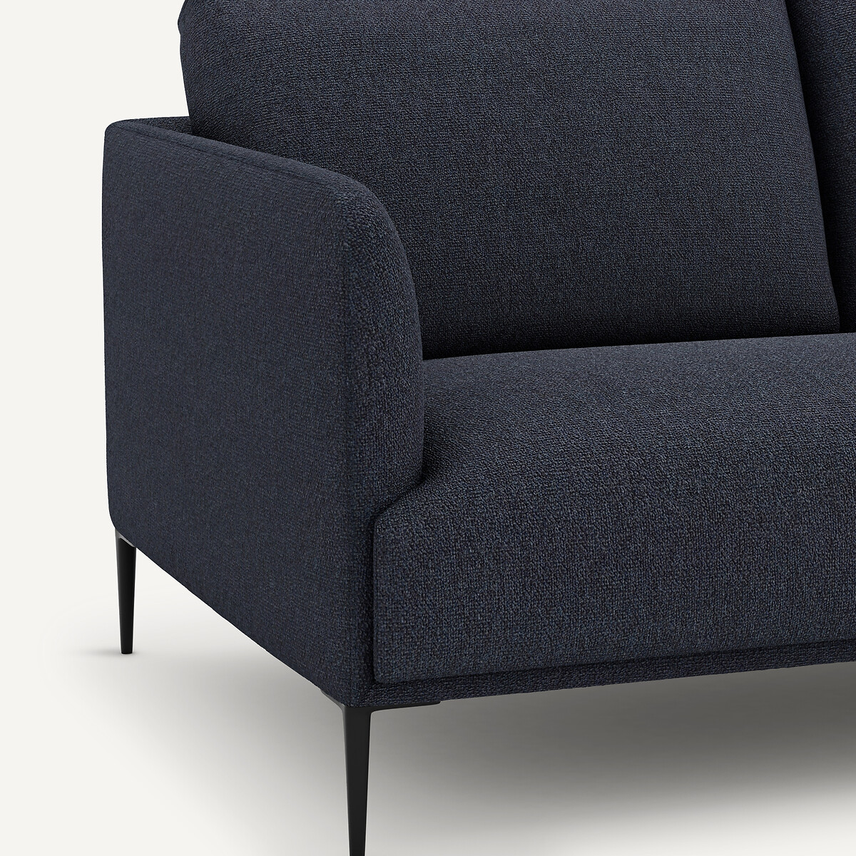 Compacte zetel mêlee bouclé, Oscar nachtblauw, AM.PM X EMMANUEL GALLINA