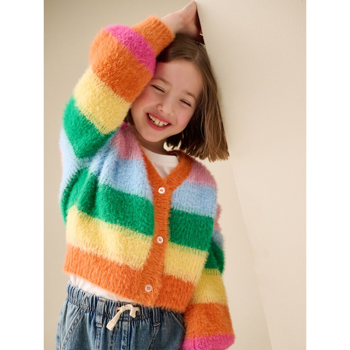 Cardigan à col v arc-en-ciel, NEXT