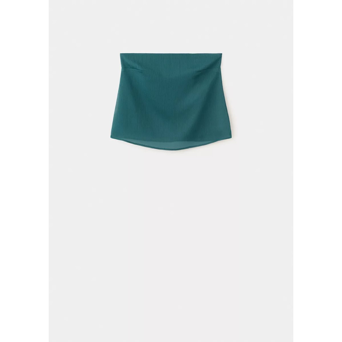 Bustier texturé bleu pétrole, MANGO TEEN