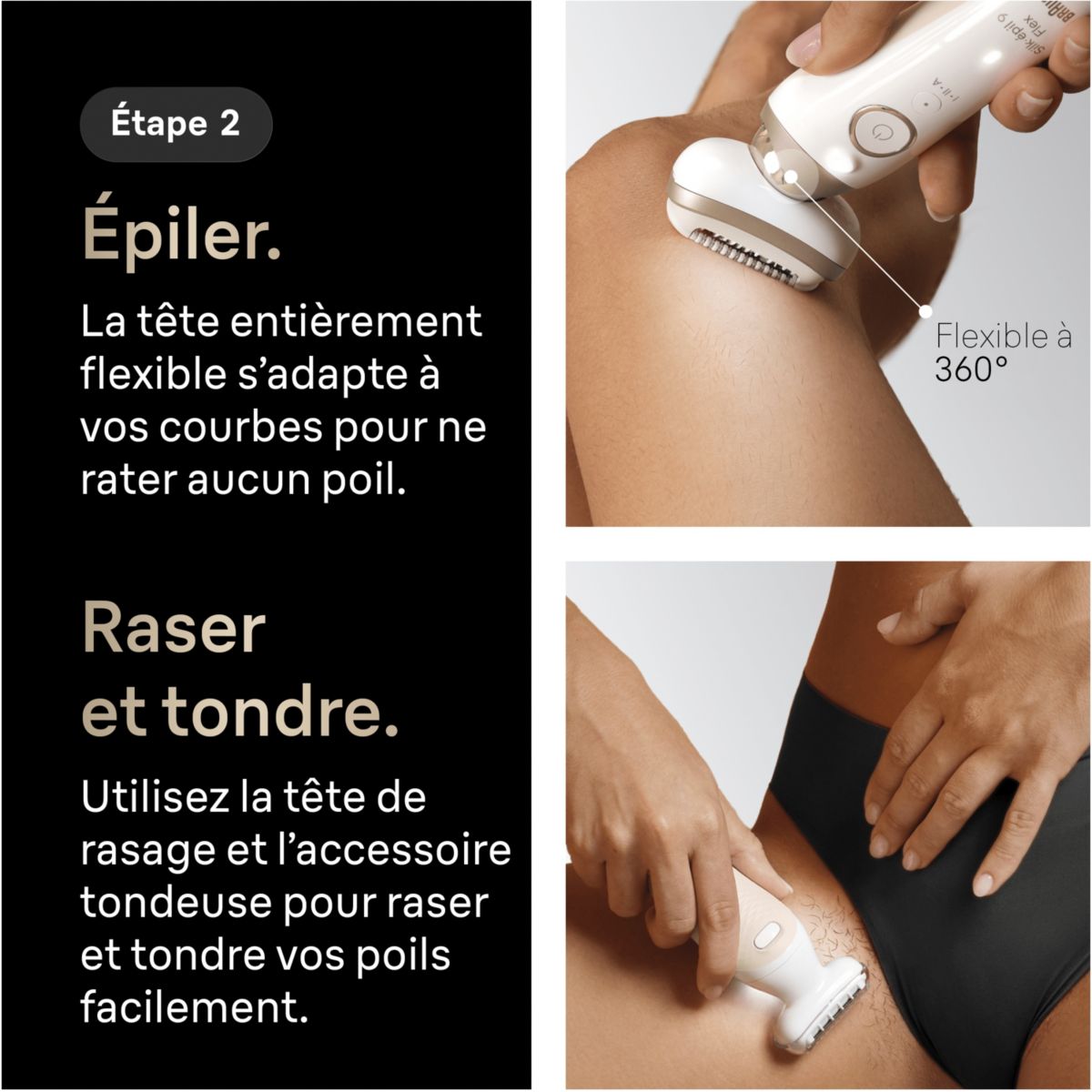 Epilateur électrique Silk-épil SES 9-481 3D Flex Skin Spa couleur unique, BRAUN