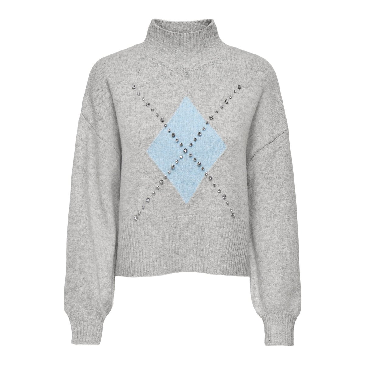 Pull En Maille grise - light grey melange, ONLY