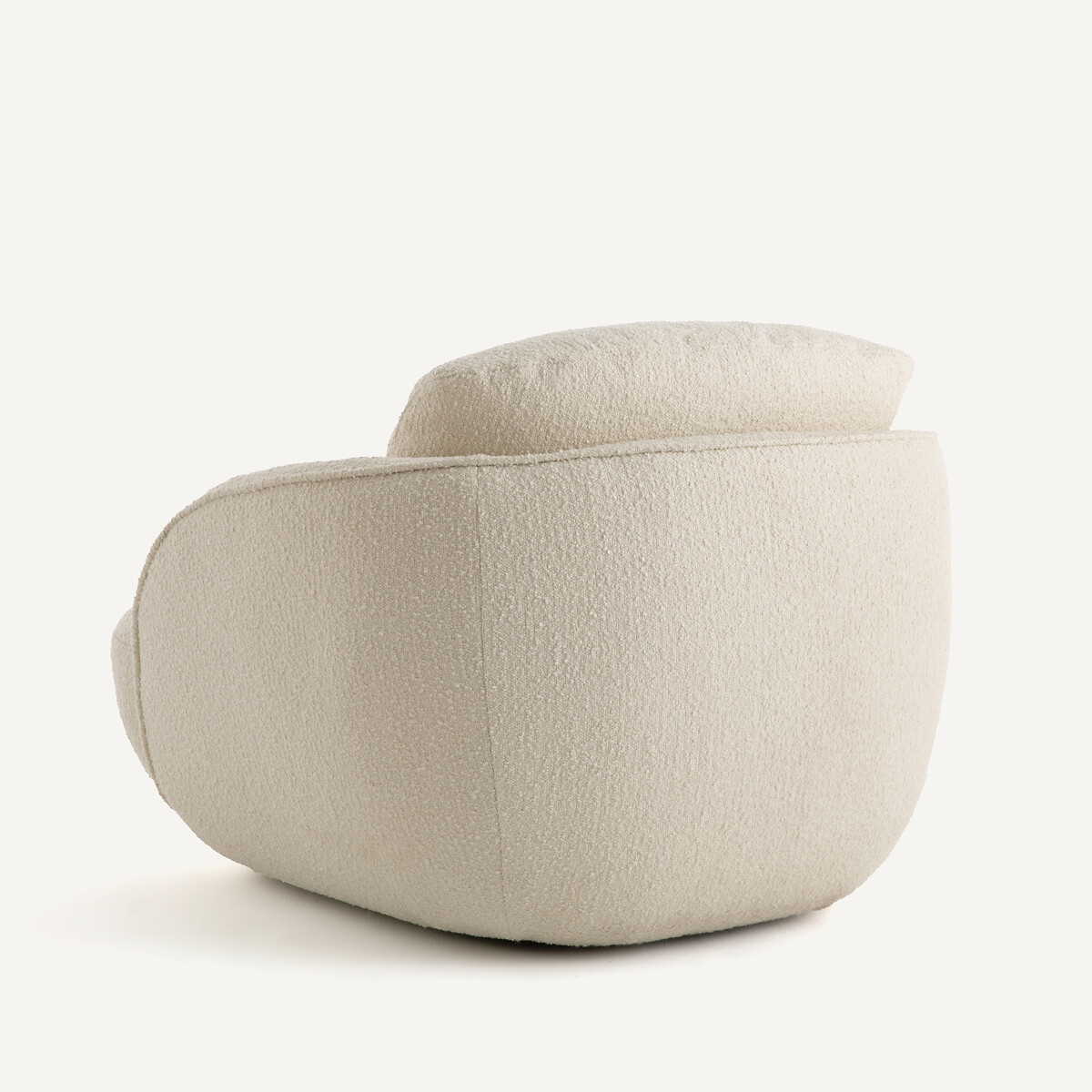 Poltrona a sfera XL, tessuto bouclé, ALPINE ecru , AM.PM