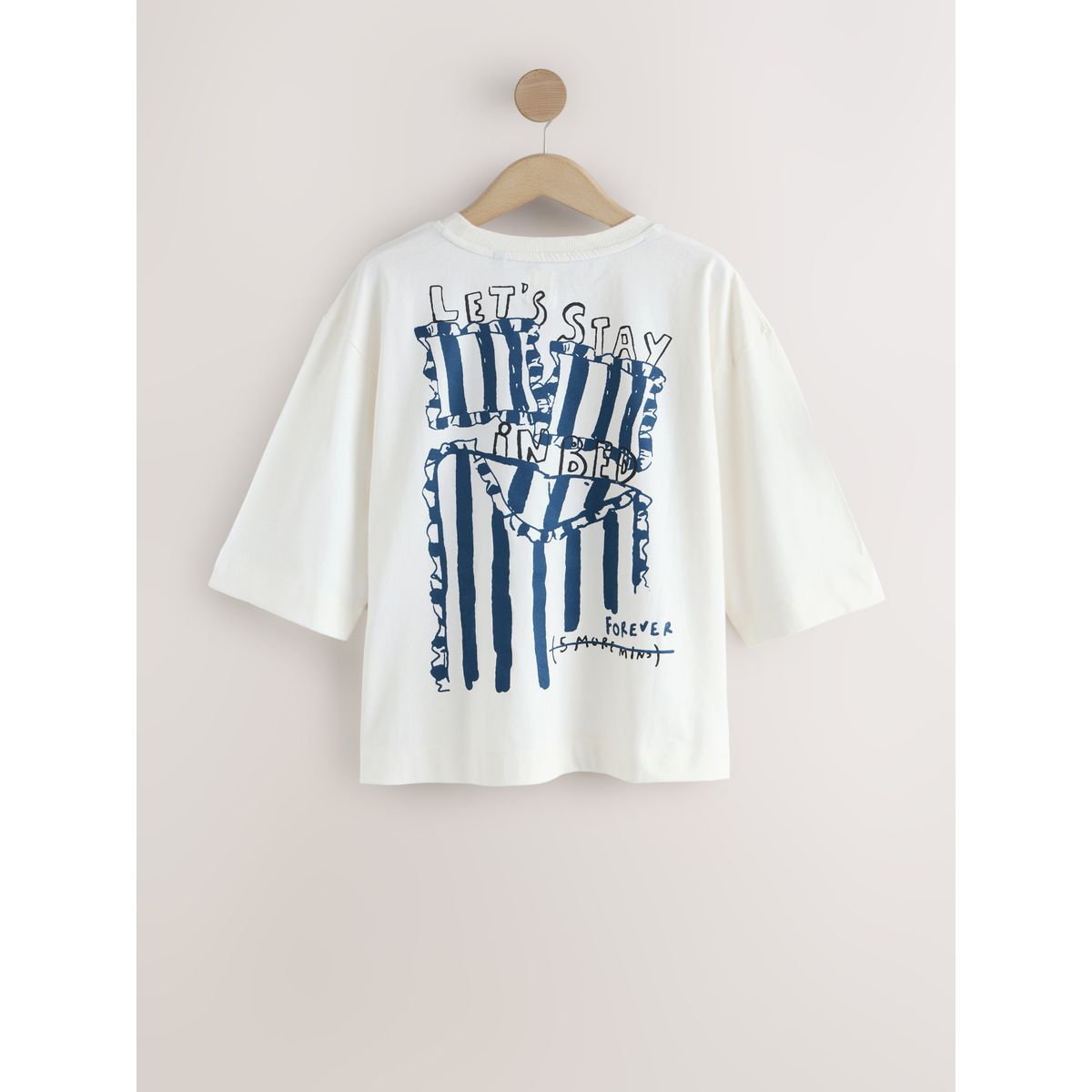 Pyjama manches courtes graphique bleu, NEXT