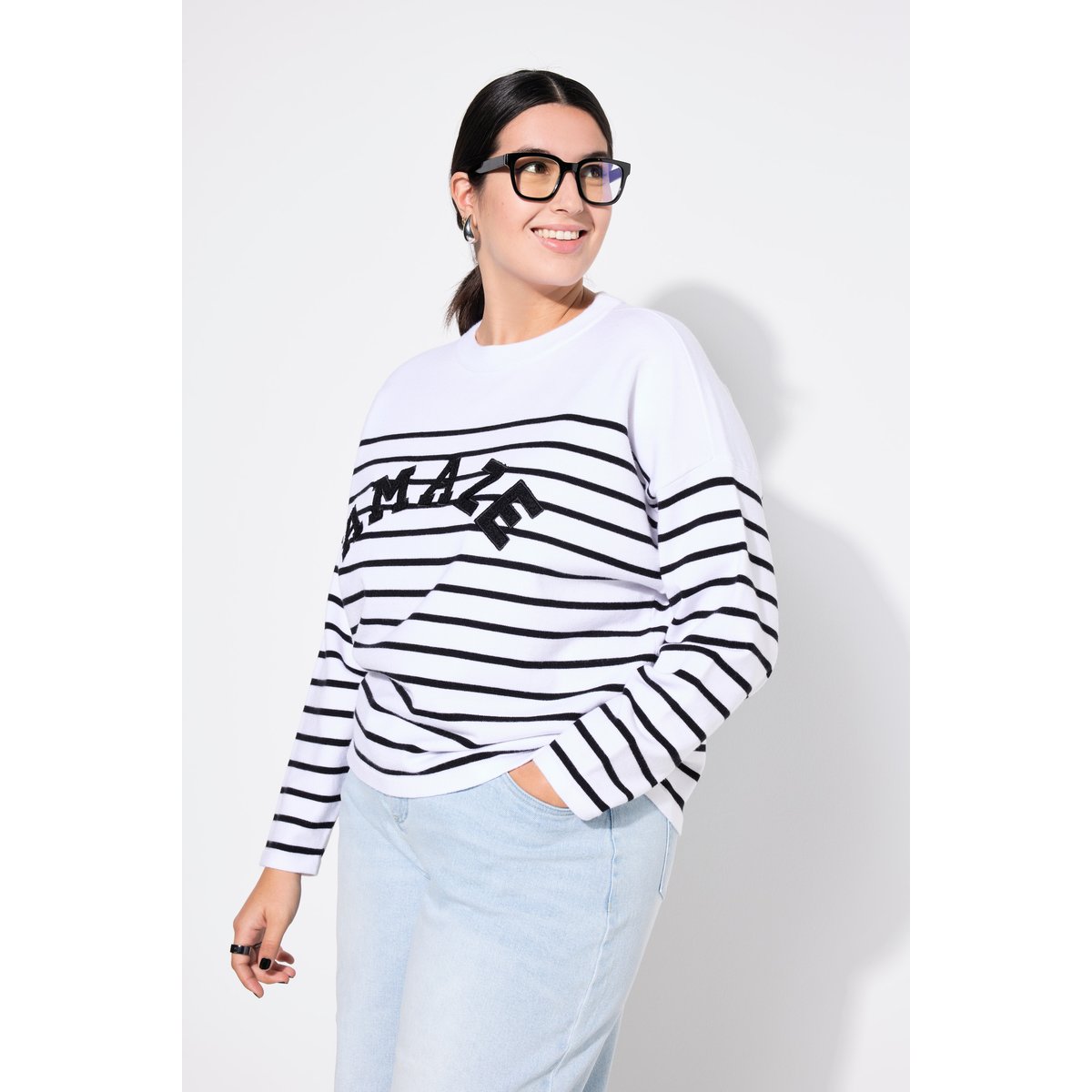 Pull, oversized blanc cassé, STUDIO UNTOLD