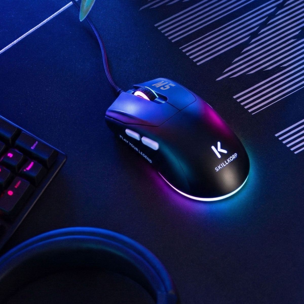 Souris Gamer Filaire M5 V2 FILAIRE Access couleur unique, SKILLKORP