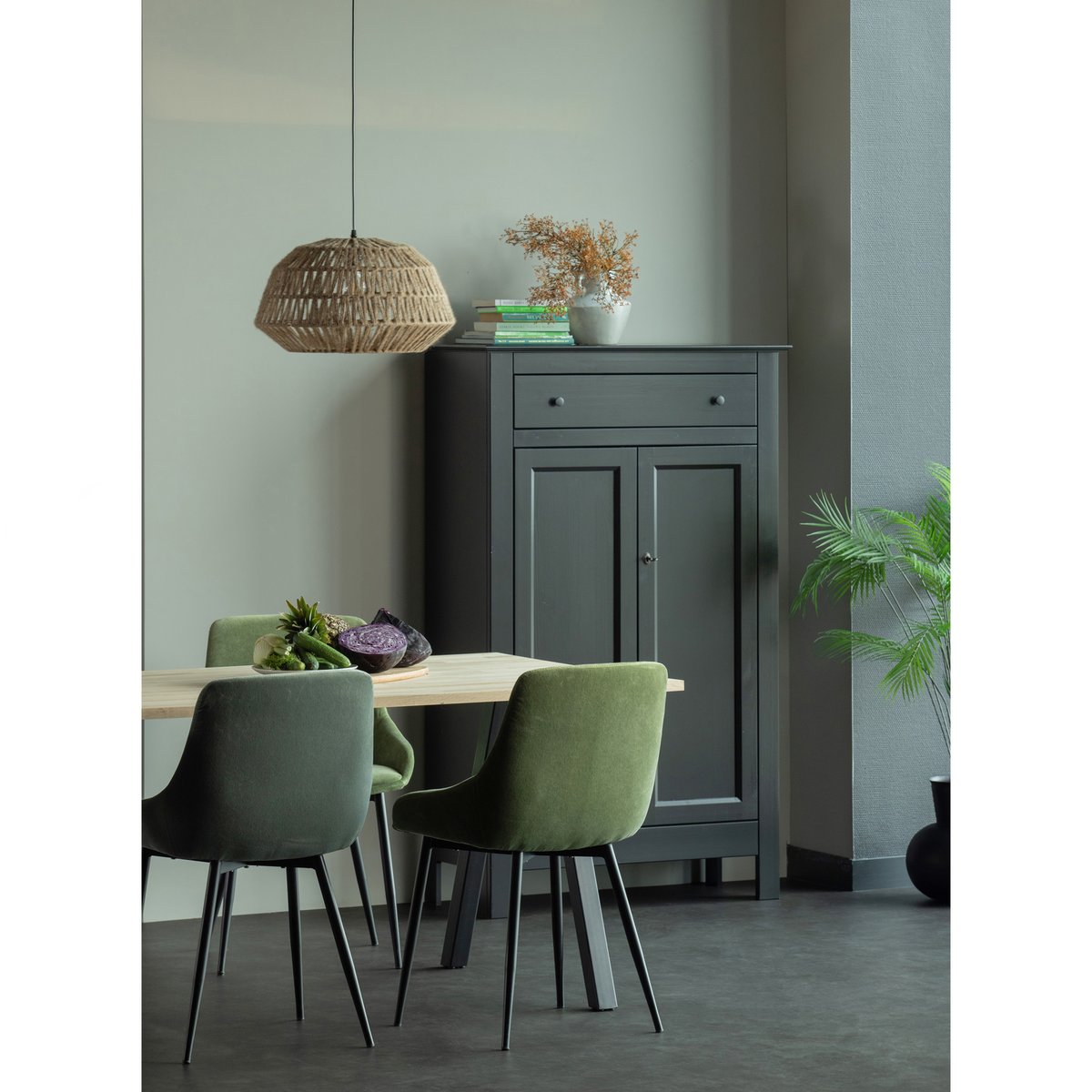 Pied de table en métal 2-POSITION noir, WOOOD