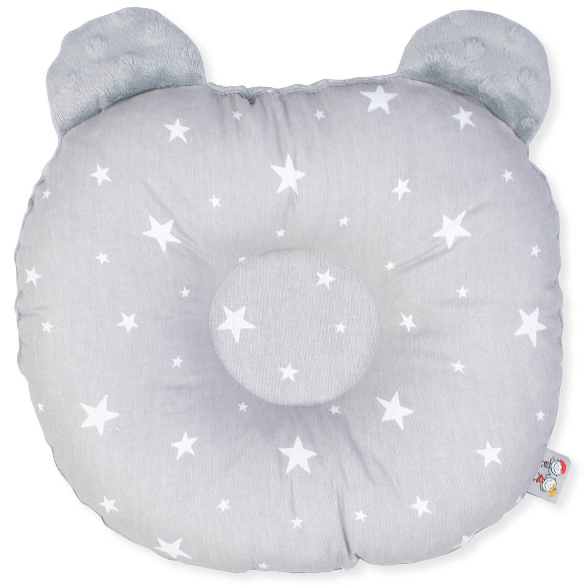 Coussin anti tête plate morphologique STELLA gris, SEVIRA KIDS