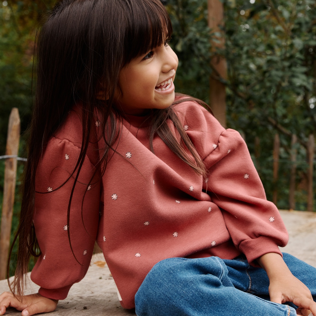 Sweat en molleton Rose rose, PETIT BEGUIN