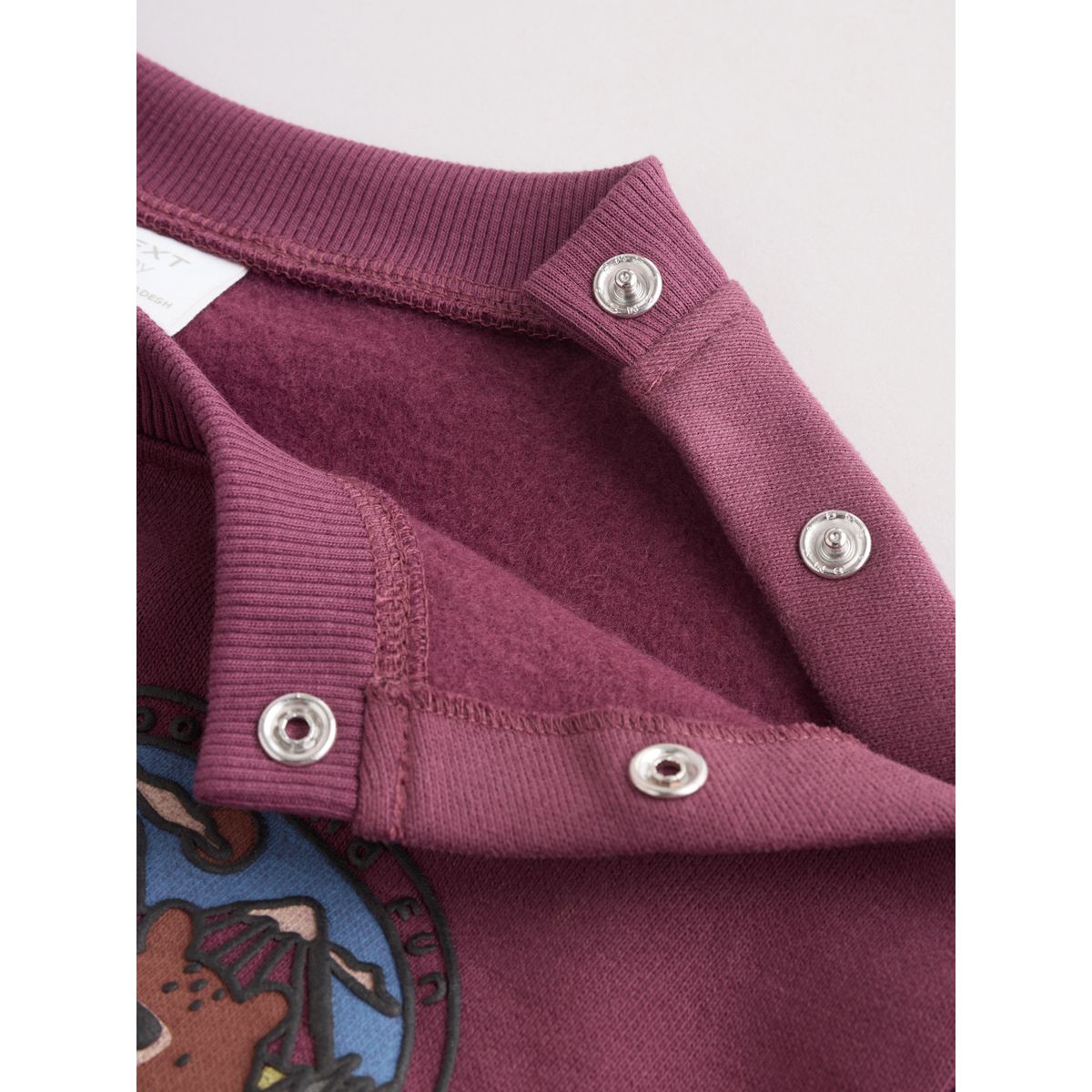 Ensemble sweat et pantalon de jogging bébé ours rouge de bourgogne, NEXT