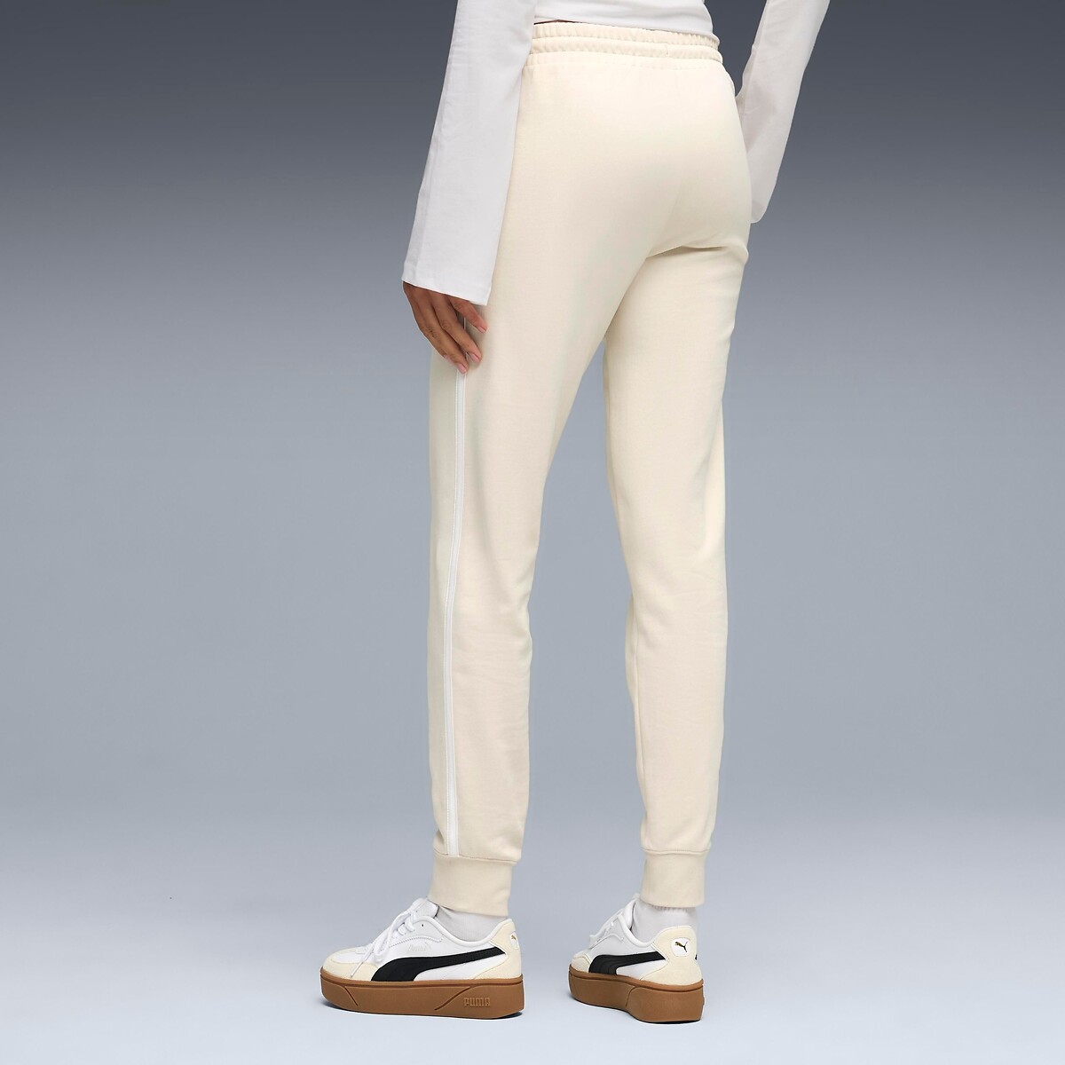 Pantalon de survêtement ESSENTIAL ELEVATED ecru, PUMA