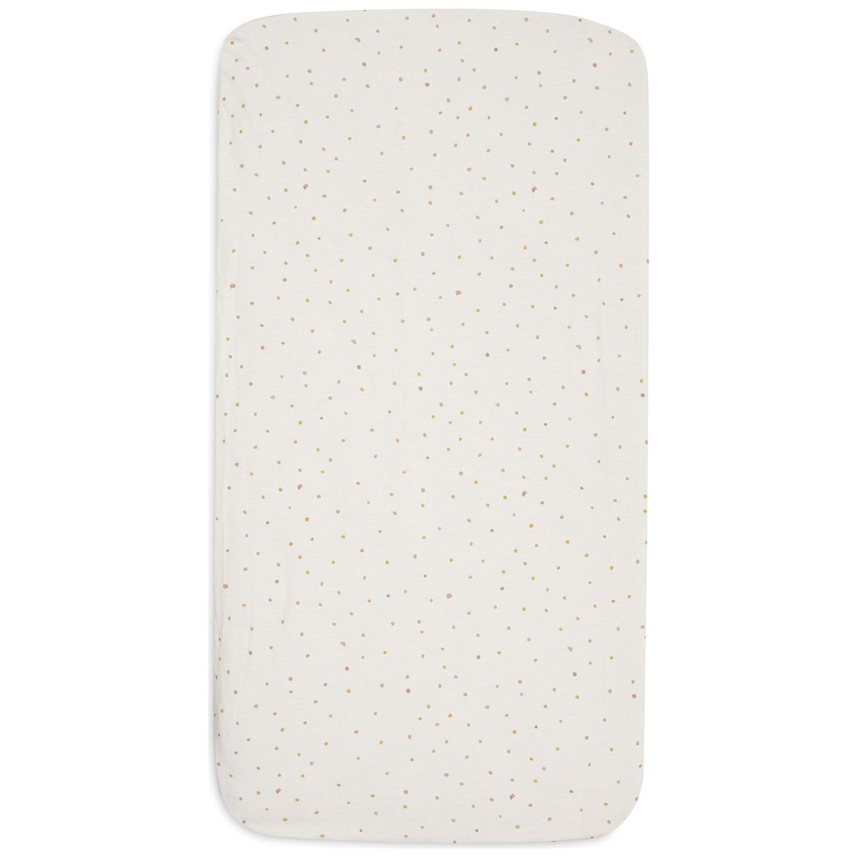 Drap housse en jersey ecru, jaune, rose, JOLLEIN