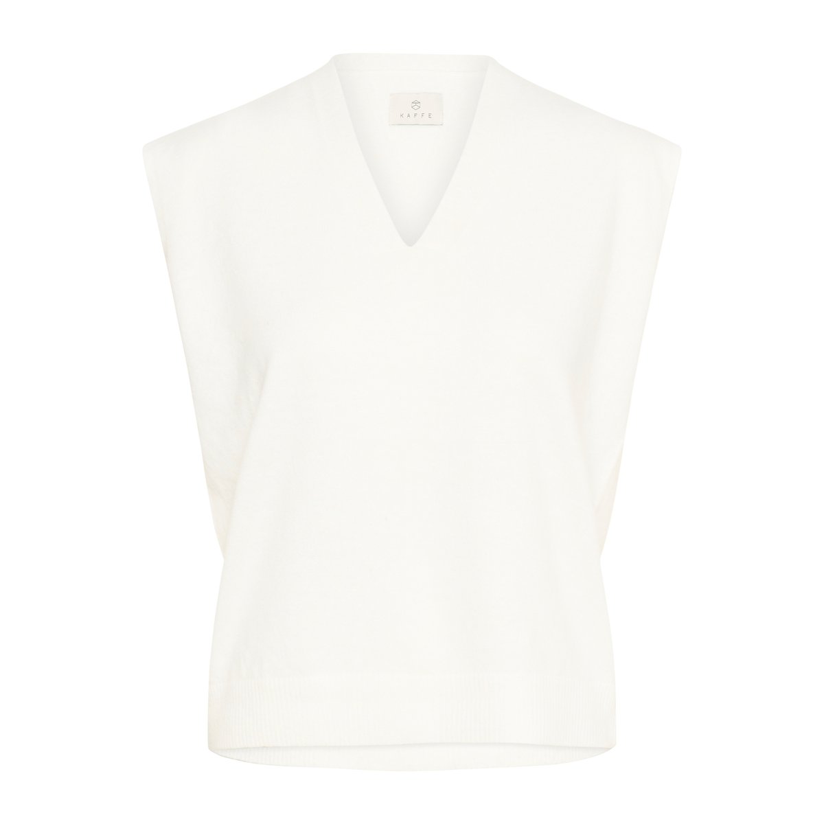 Tunique tricoté blanc chalk cc, KAFFE