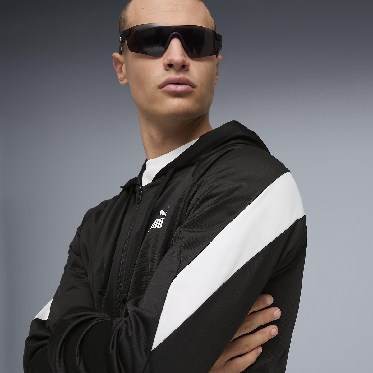 Survêtement zippé, à capuche noir, PUMA
