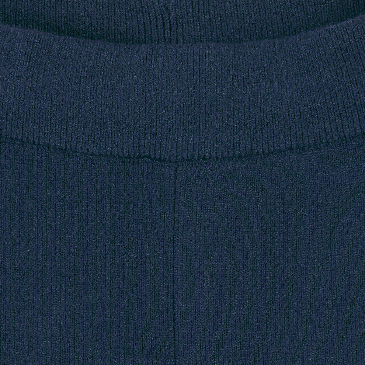 Knitted Wide Leg Trousers navy blue, LA REDOUTE COLLECTIONS