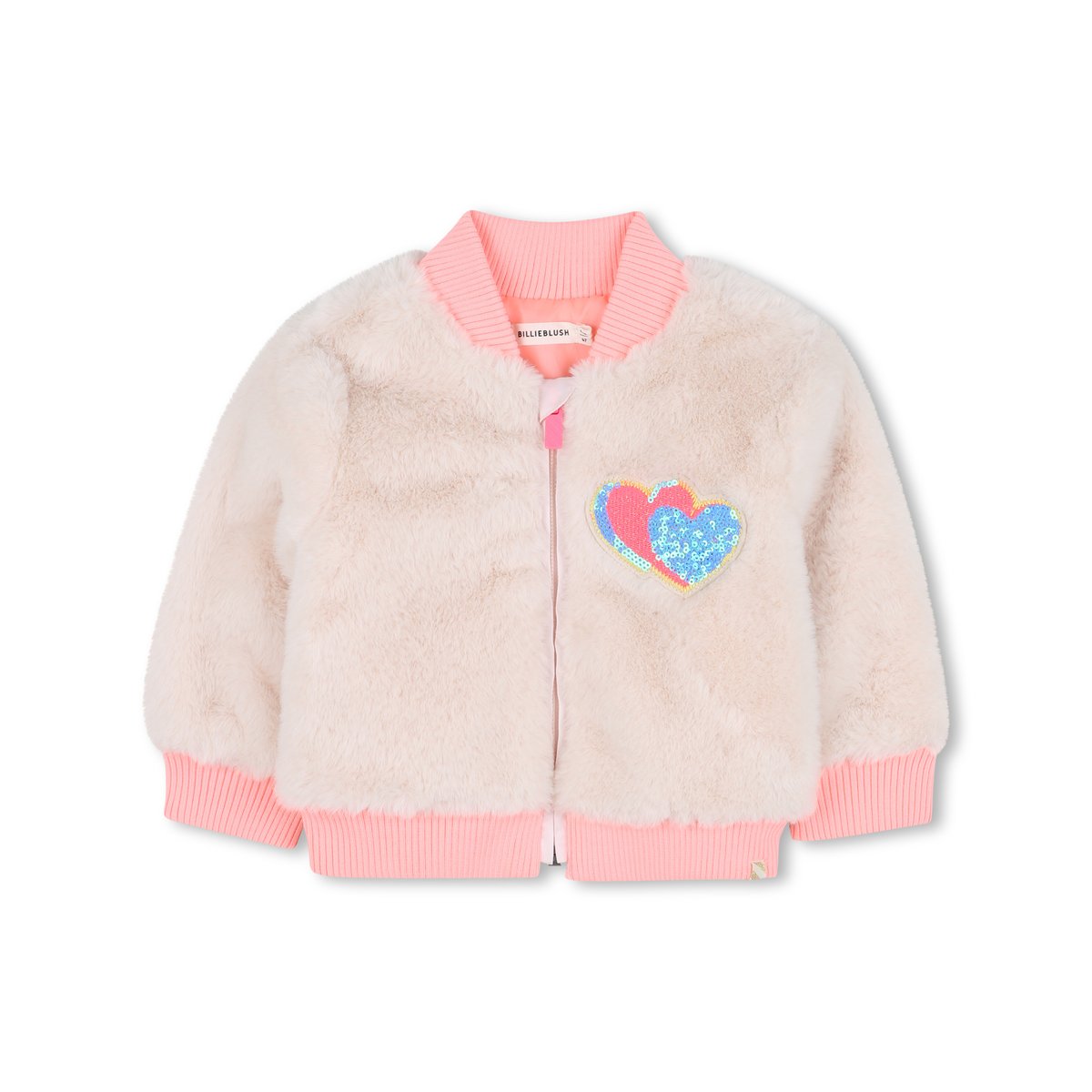 Manteau en polaire rose courage, BILLIEBLUSH