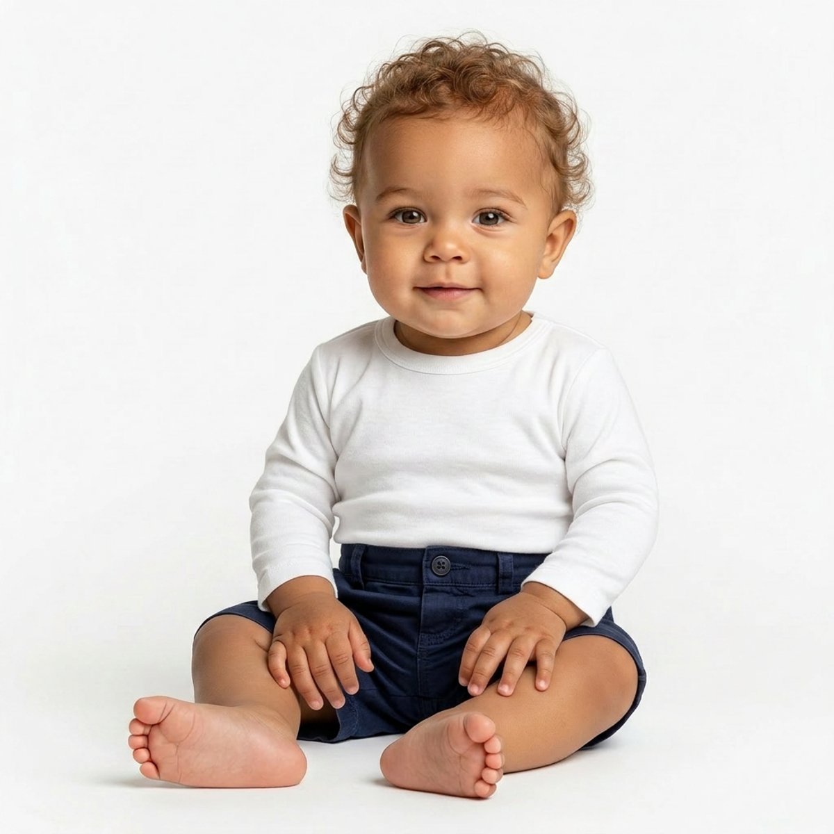 Short bébé - Très bon état bleu, RALPH LAUREN