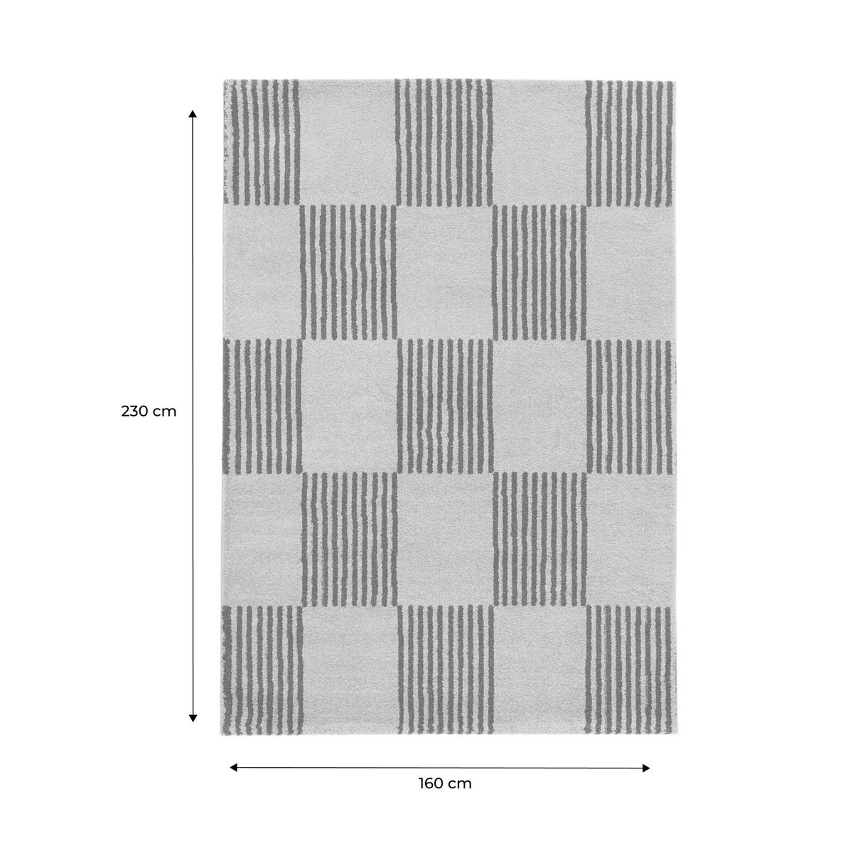 Tapis intérieur rectangulaire damier FERGEW rouge / rose, SWEEEK