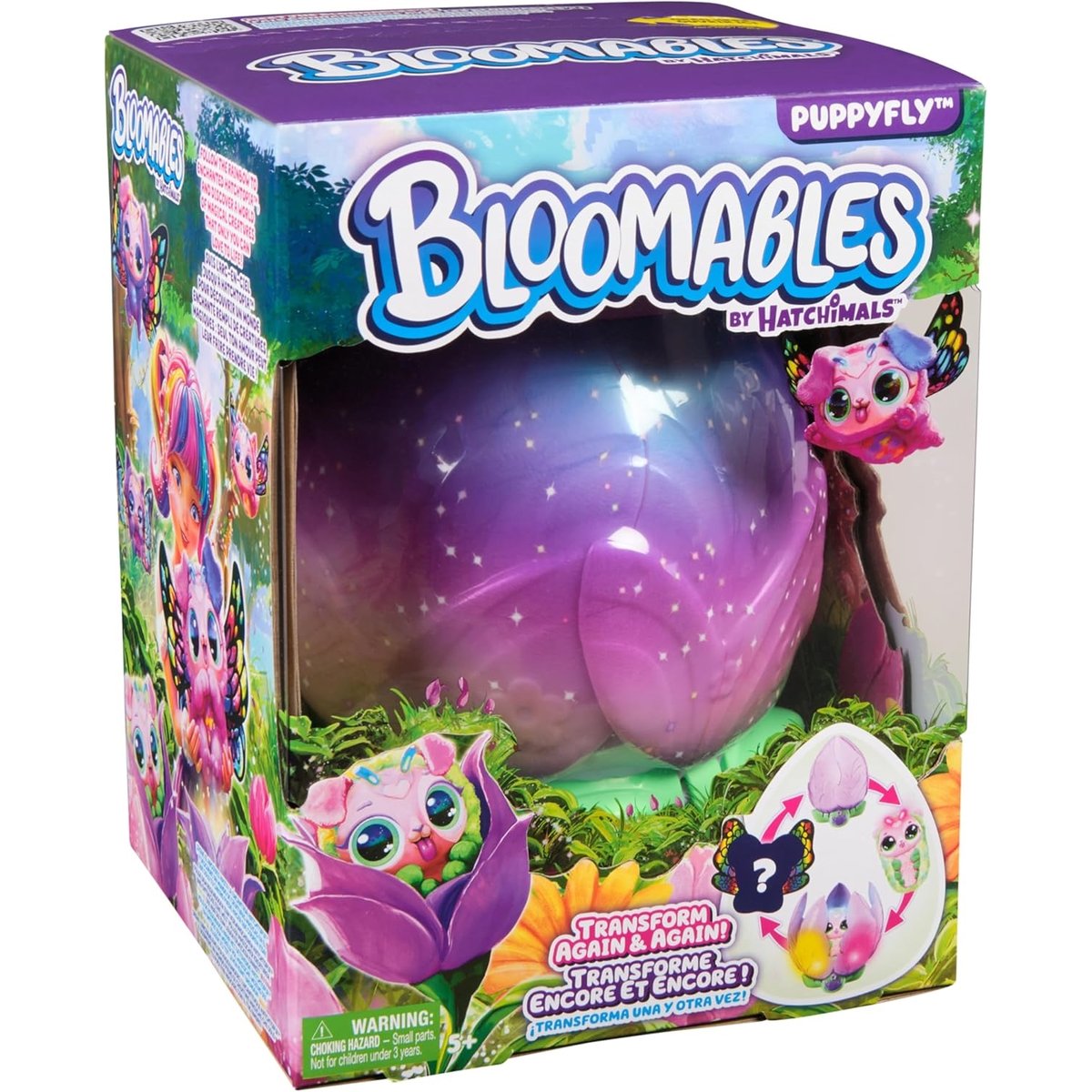 Hatchimals - Bloomables - Ma fleur magique PuppyFly multicolore, SPIN MASTER