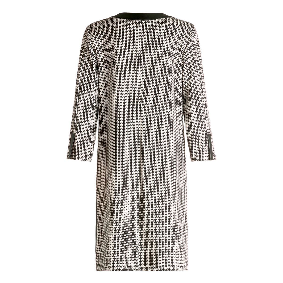 Robe en jersey à poches extérieures blanc/noir, BETTY BARCLAY