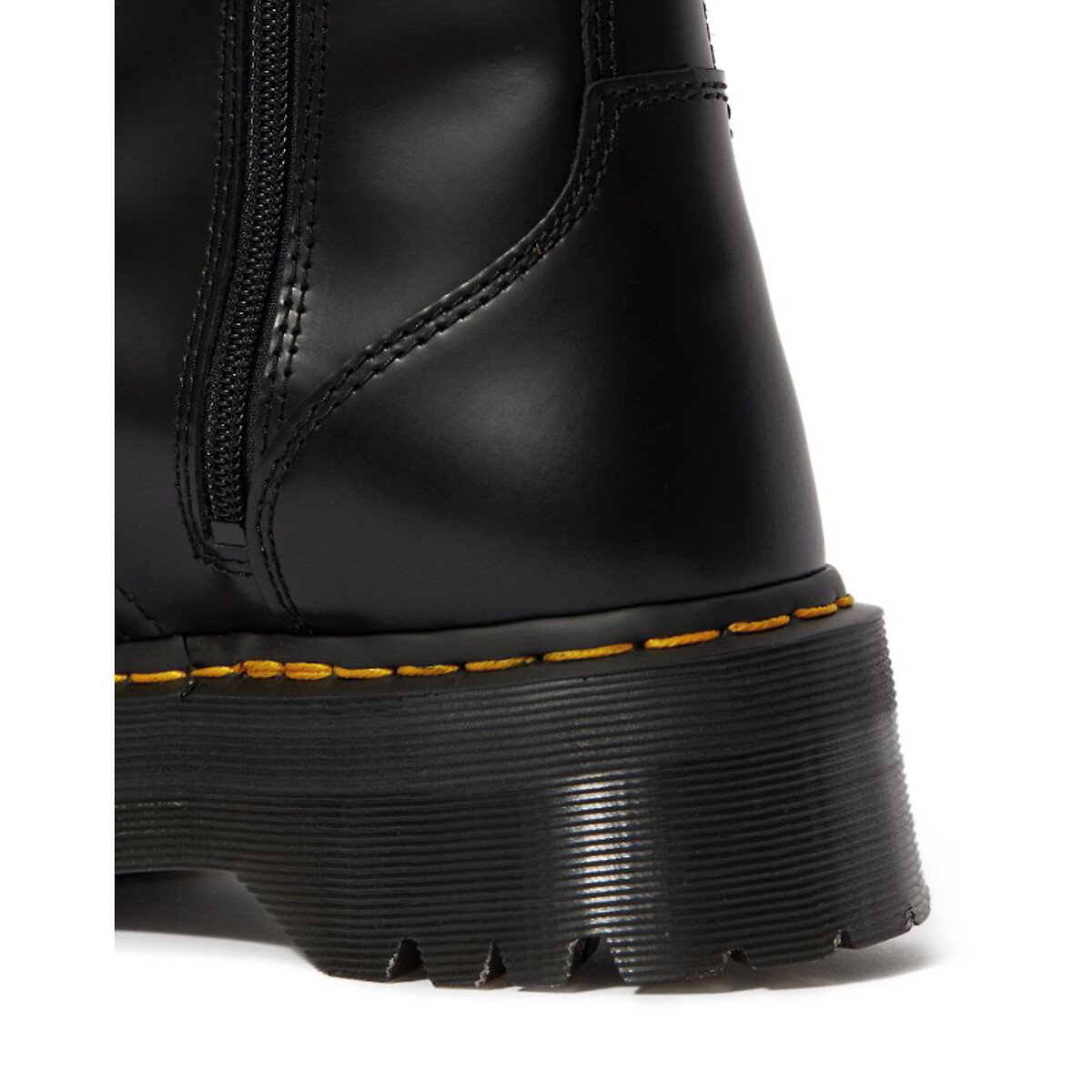 Boots plateforme Jadon en cuir Smooth noir, DR. MARTENS