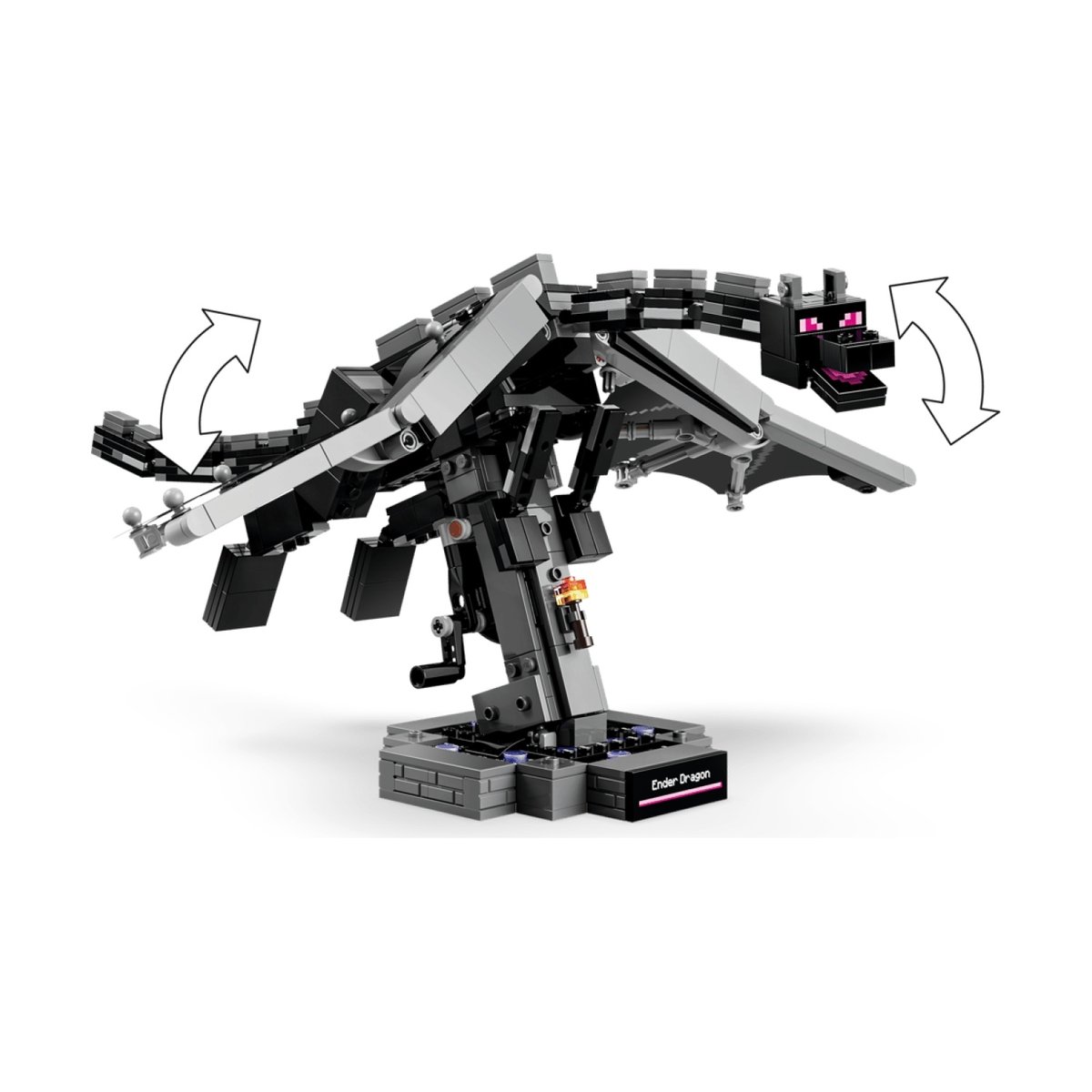 Minecraft Le Dragon de l'Ender multicolore, LEGO