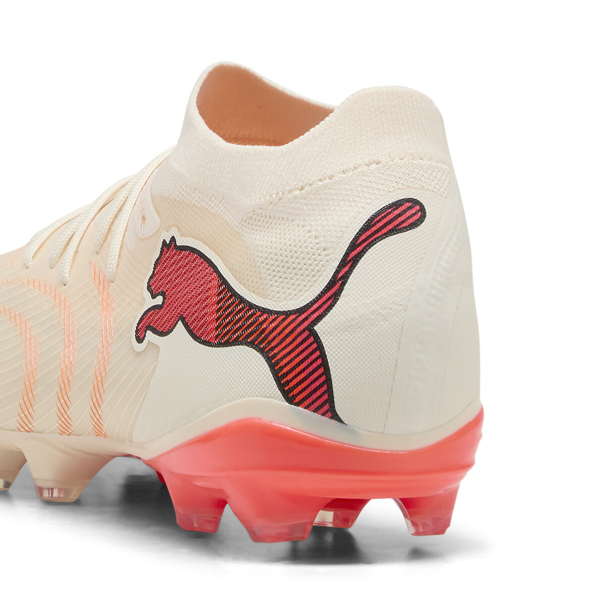 Crampons FUTURE 9 MATCH FG/AG beige/rouge, PUMA