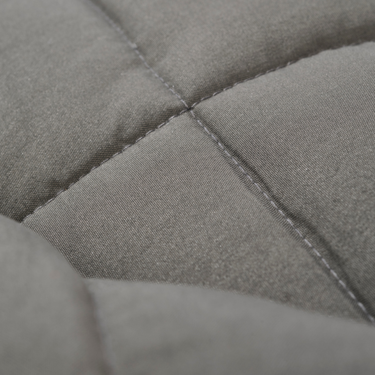 Couette chaude lestée microfibre 7kg gris anthracite, BLEU CALIN