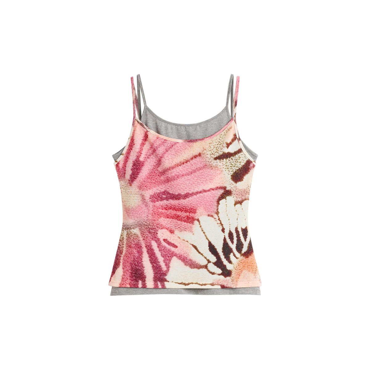 T-shirt à bretelles imprimé multicolore, DESIGUAL