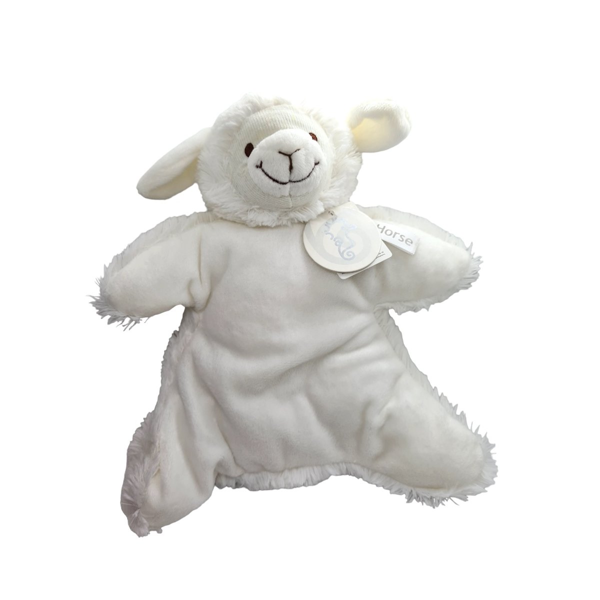 Peluche Léone l'agneau 24 cm blanc, HAPPY HORSE