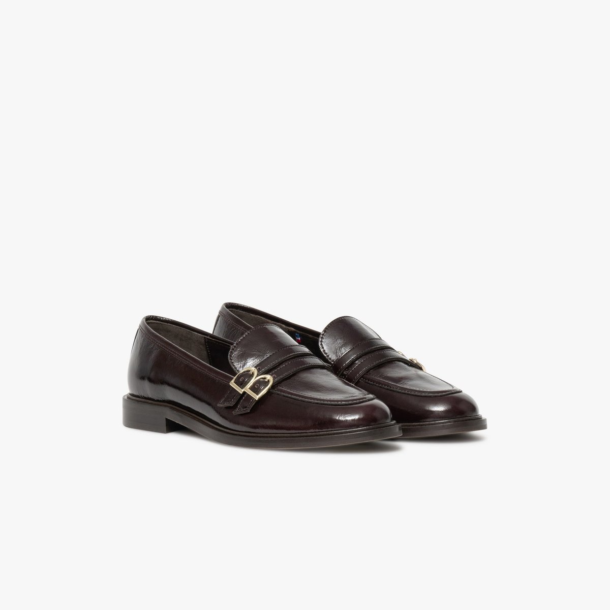 Mocassin en cuir ANYA marron marron fonce, BOCAGE